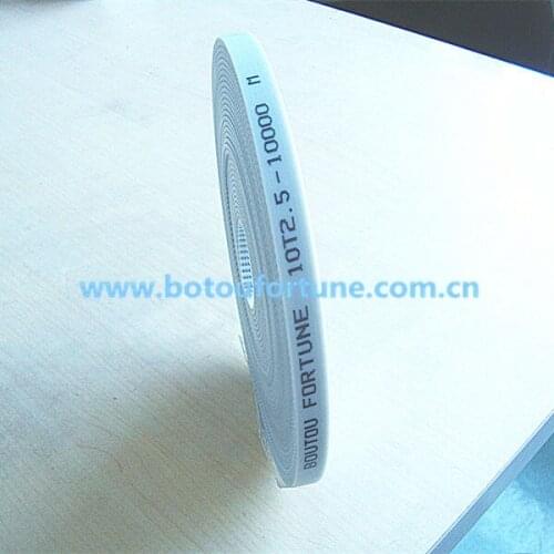 T2.5 timing belt 3d printer belt with 10mm 20m length for cnc machine