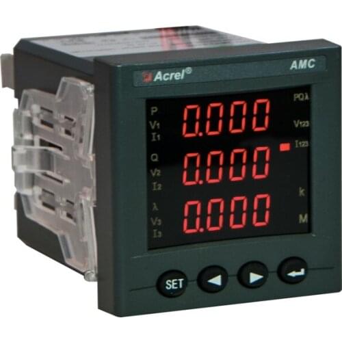 Three Phase AC Voltmeter AMC48-AV3 LED Display Acrel Manufacture