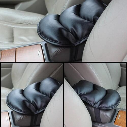 JEAZEA Universal Car Armrests Cover Pad Console Arm Rest Seat Pad For Toyota Camry Corolla RAV4 Land Cruiser Vios VW Golf Polo