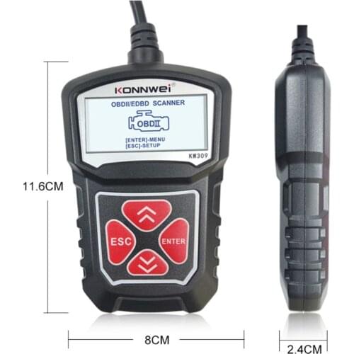 X7AE 2020 Newest Professional Car Code Reader Diagnostic Scan Tool KW309 OBD2 Scanner automotive Check Engine Light Tools