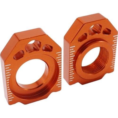 Motorcycle CNC Rear Chain Adjuster Axle Block For HONDA CR125R CR250R CRF250R CRF250X CRF450R CRF450X CRF450RX CR 125R 250R