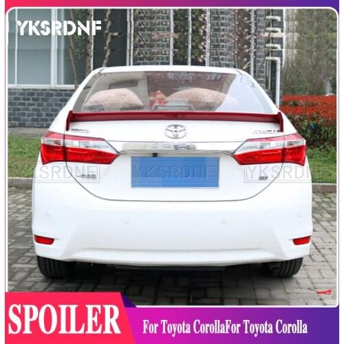 YKSRDNF For Toyota Corolla Spoiler 2014 2015 2016 2017 2018 TRD Type Tail Rear Wings Primer Color Rear Spoiler