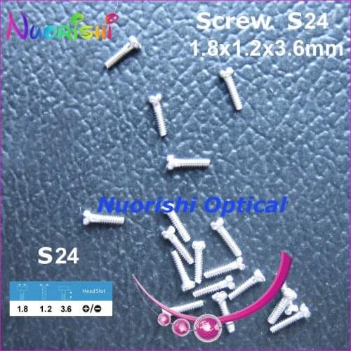 S24 1.8x1.2x3.6mm 10000pcs Eyewear Eyegalss Sunglasses Mini Screws Free Shipping