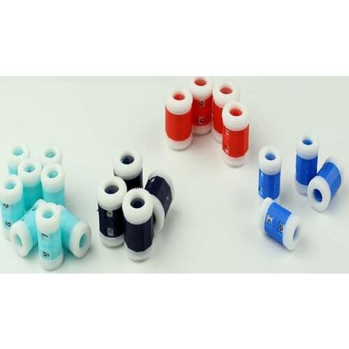 2 pcs Plastic Knit Knitting Needles Row CounterColor random manual counter (Large 23*16mm/ Small 22*13mm)