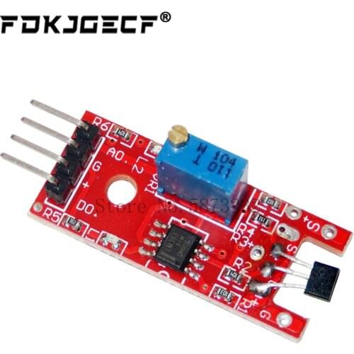 4pin KY-024 Linear Magnetic Hall Switches Speed Counting Sensor Module diy Starter Kit KY024 for arduino