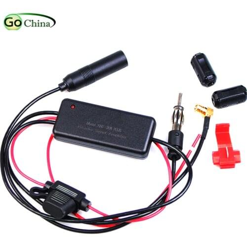Auto Car Radio FM/AM/DAB Antenna Receiver DAB Signal Aerial Amplifier Booster For Marine Car Vehicle Boat 660mm FM/AM Amplifier