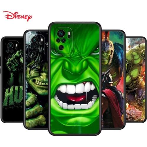 TPU Silicone Cover Marvel Hulk Avengers For Xiaomi Redmi Note 10 10S 9 9S Pro Max 9T 8T 8 7 6 5 Pro 5A Phone Case