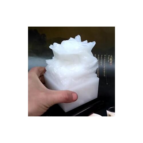 Chuanguo Yuxi Afghan White Jade Seal Panlong Business Gifts Factory Outlet Customized
