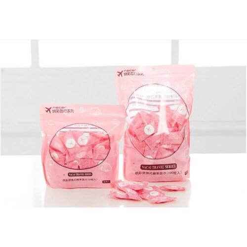 Compression mask DIY cotton candy-type thin Moisturizing Mask 50 bags