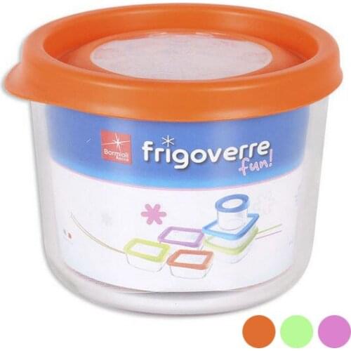 Round Lunch Box with Lid Fun Bormioli (12 x 9,9 cm)