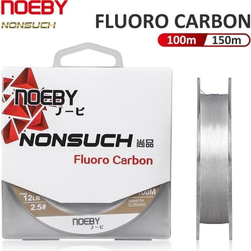 NOEBY NONSUCH Fishing Line Carbon Fluoro Monofile Leader Line Salzwasser Freshwater for Sink Line