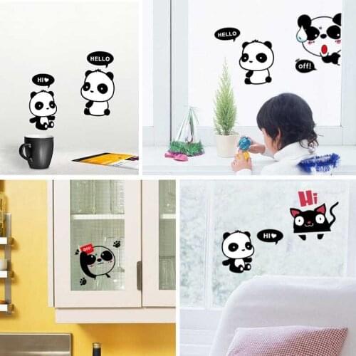 Cute Animals Light Switch Wall Stickers For Kids Children Rooms DIY Home Decoration Cartoon Cat Wall Decals PVC Stwich Sticker