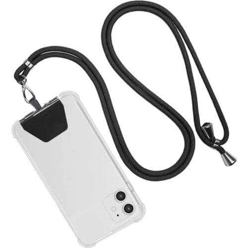 Adjustable mobile phone lanyard, detachable neck strap, security anchor, mobile phone accessories