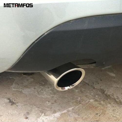 For Volvo XC60 XC 60 2010 2011 2012 2013 2014 Muffler Exhaust Pipe Tailpipes Silencer Stainless Steel Exterior Car Accessories