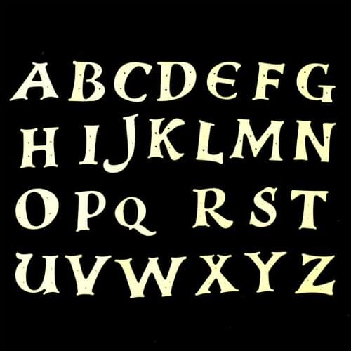 YPP CRAFT New Capital Letters Metal Cutting Dies Stencils for DIY Scrapbooking/photo album Decorative Embossing DIY Paper Cards