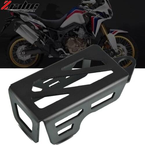 Motorcycle Aluminum Front Brake Fluid Reservoir Guards Protective Cover For Honda Crf1000l Africas Twin 2017-2018 Accessories