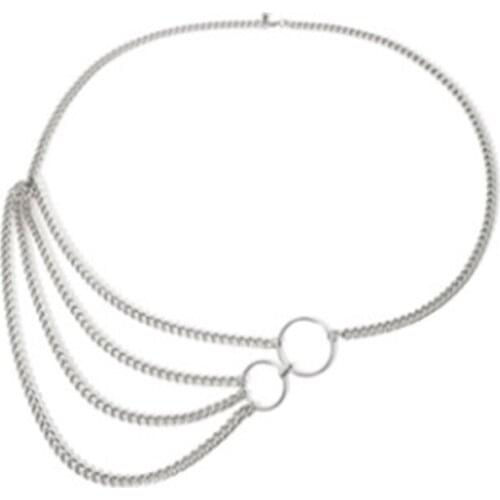 Waist Chain Belt Belly Multi Layer Chain Dress Body Chain Belt Fashion Jewelry Hip Hop Alloy For Women New