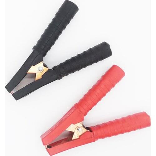 1pcs High Current Insulated Alligator Clips Full Sheath Plastic Handle Car Battery Clip Large Power clip 300A Test Clip 135mm
