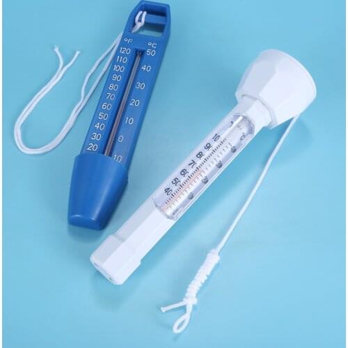 2pcs/kit Water Floating Thermometer Swimming Pool Temperature Measure ABS Easy Read Fahrenheit and Celsius Spa Hot Tub Pond