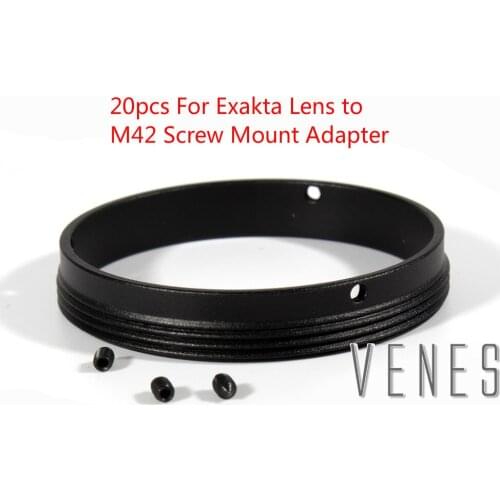 20pcs For Detachable 3-bit For Exakta Lens to M42 Screw Mount Adapter