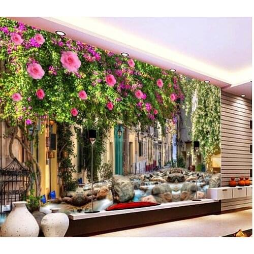 3d murals wallpaper for living room Dream flower wall custom 3d photo wallpaper 3d stereoscopic wallpaper