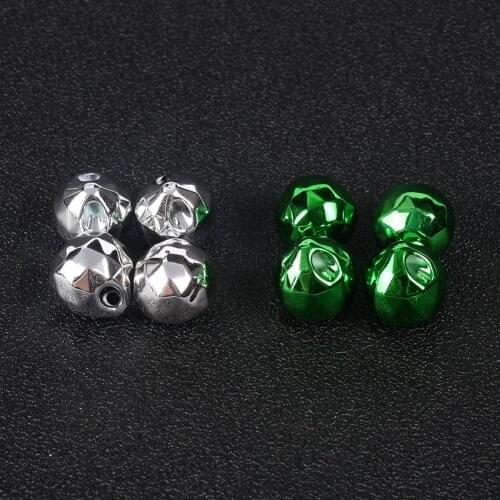 5Pcs/Lot 18mm CCB Plastic Big Hole Loose Spacer Beads For Jewelry Making Supplies Diy Faceted Charms Beads Bracelet Accessories