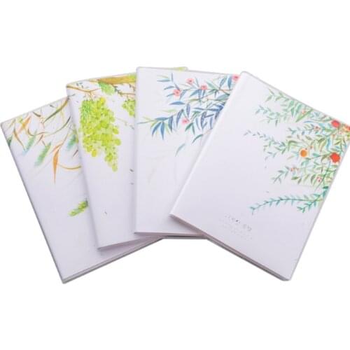 B5 super thick plastic cover notebook 16k student pvc plastic cover notebook Korea fresh and simple notebook stationery
