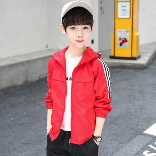 Cheap Spring Autumn Boy Coat Jackets Overcoat Top Kids Teenage Gift Children Clothes Gift Formal School High Quality