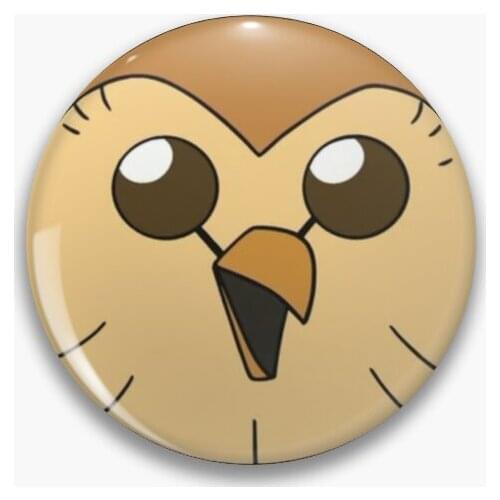 Hooty owl house Soft Pin Collar Gift Women Jewelry Creative Lover Hat Brooch Badge Clothes Lapel Pin Fashion Metal Cute Decor