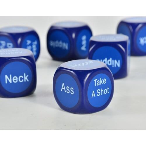 Dice for Couple Game Dice 6 Sided Dice Gift for Valentines Day Honeymoon Wedding Anniversary Adult Sex Toy