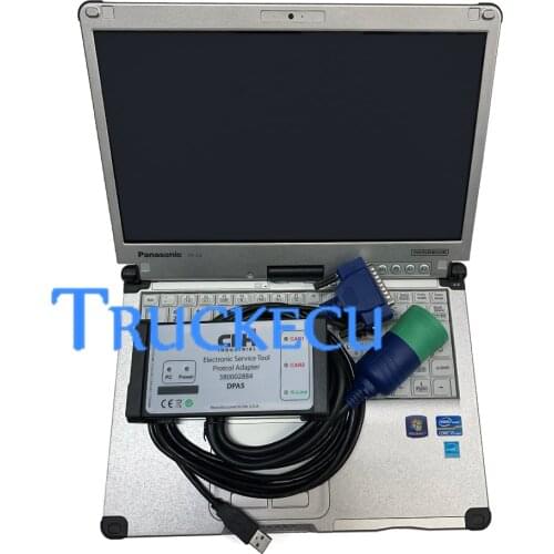 CNH EST for New Holland CASE Agriculture tractor Construction truck Diagnostic tool cnh Electronic Service Tool+C2 LAPTOP