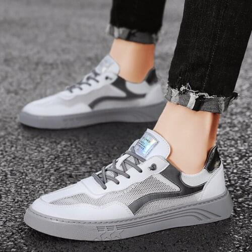 Zapatillas Casual Men Casual Summer Shoes New Slip On Korean For Outdoor Breathable Anti-slip Minimalist Slip-on Comfortable