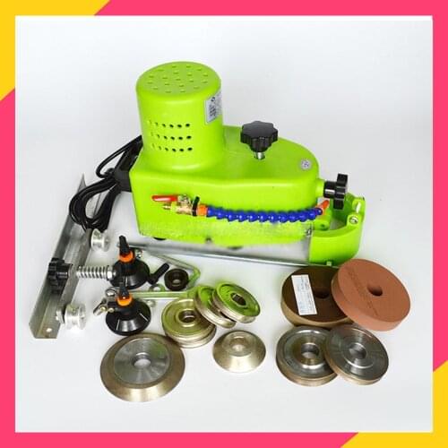 Small portable glass grinding machine can grinding glass straight edge, round edge,hypotenuse tile edging machine 110V/220V