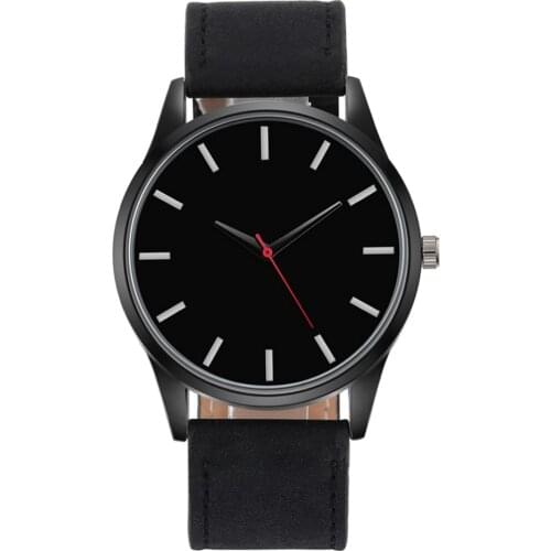 Multicolor Quartz Watch Men Wristwatch Business Sport Watch Leather Strap Watch