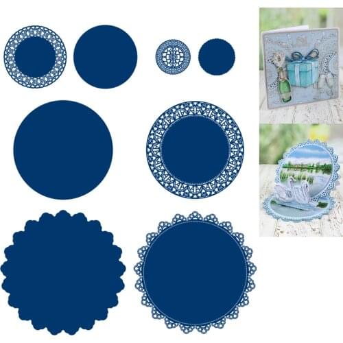 Upstaged Doily New Metal Cutting Dies Stamps Stencil For 2021 Scrapbook Diary Decoration Embossing Template Diy Greeting Card