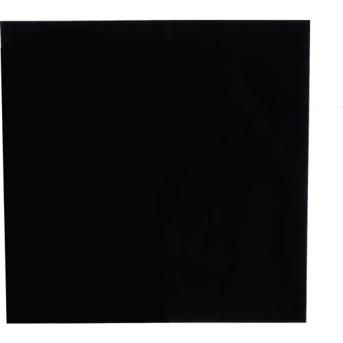 1pc 0.5mm Thickness ABS Plastic Flat Sheet Plate Durable Black 30cm*30cm Square Mat DIY Plastic Sheet For Industry Tools