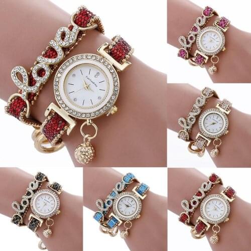 Luxury Women Watches Fashion Ladies Quartz Watches Watches Crystal Dragon women Golden Watch Bracelet Clock Quartz R0F6