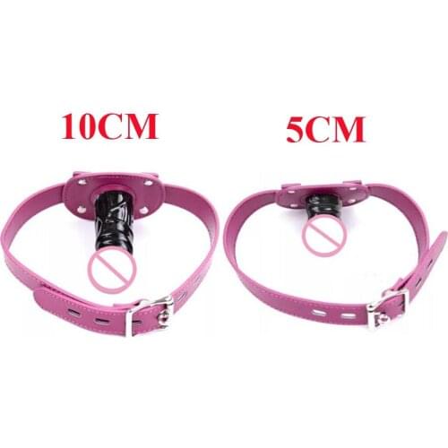 Adult Games Sexy Silicone Open Mouth Gag Plug Dildo Gag Bdsm Fetish Bondage Gag Sex Party Or Club Penis Gag Erotic Sex Toys