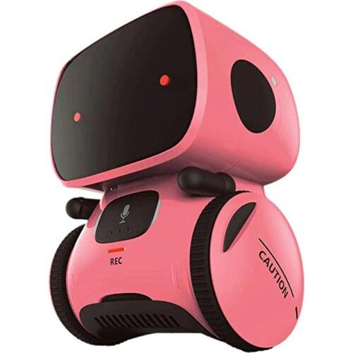 Robots For Girls Intelligent Robot Toy Love Interactive Versions Touch Voice Control Toys Kid Products Gift Pink Action Robot
