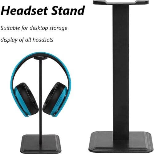 Universal Headphone Stand Desktop Gaming Headphones Headset Holder Hanger Bracket for All Over-Ear On-Ear Headphones Accessory