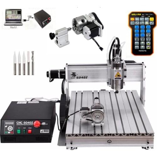USB ! CNC machine 6040 2200W CNC router cnc milling caving and engraving machine , cnc engraver for wood, copper,aluminum