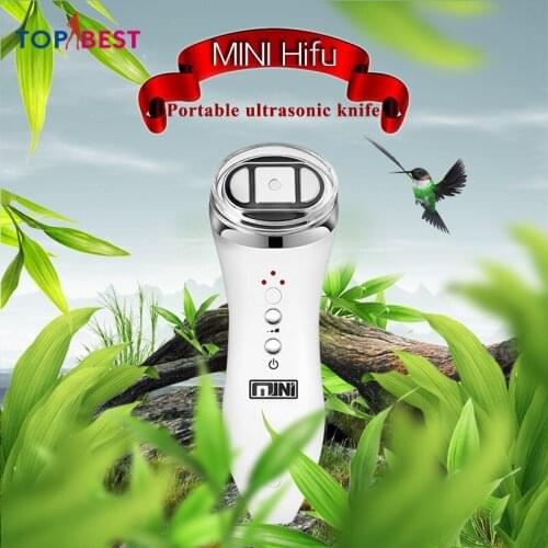 High Frequency Beauty Instrument Face Lifting Wrinkle Removal Skin Rejuvenation Facial Massager Ultrasonic Mini HIFU Apparatus