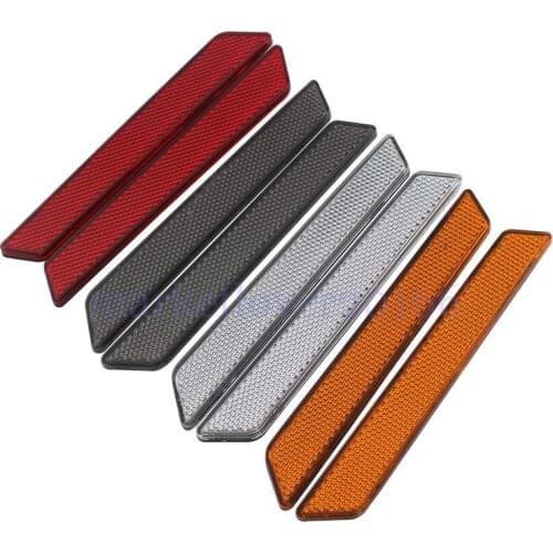 Motorcycle Saddlebag Guard Reflector Cover ABS Sticker Decals For Harley Touring Street Road Glide Road King FLT FLHT 2014-Up