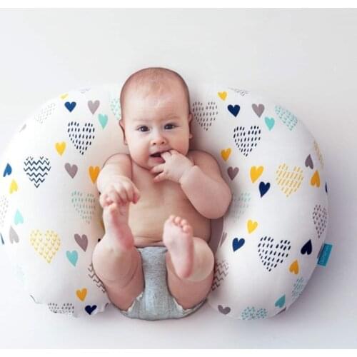 2 Pcs Newborn Baby Nursing Pillowcase Maternity U-Shaped Breastfeeding Pillow Case Infant Feeding Milk Cushion Cover