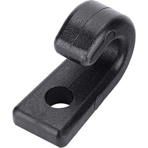 25Pcs Nylon Bungee Lashing Shock Cord J Hooks Tie Down Hook Durable For Kayaks Canoes Boats Replacement Accessory