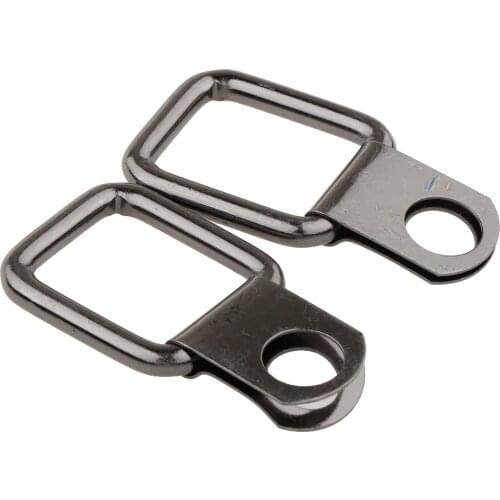 6 Pieces Small Steel D-Ring Tie Downs for Case Truck Cargo RV Anchor