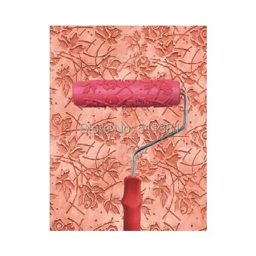 7'' NCCTEC Liquid wallpaper flower mould FREE SHIPPING 180mm cylinder flower mould embossed mould diatom ooze paint mould