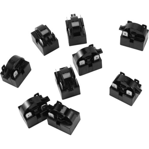 9Pcs Refrigerator Spare Parts Starter Parts 2 3 4Pin 12 15 22Ohm Ptc Starter Relay Accessories