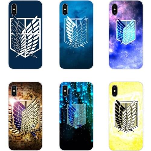 For Motorola Moto X4 E4 E5 G5 G5S G6 Z Z2 Z3 G G2 G3 C Play Plus Accessories Phone Cases Covers attack on titan Scouting Legion