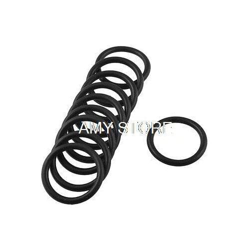 Black 29mm x 22mm x 3mm Rubber O Ring Oil Seal Sealing Gasket